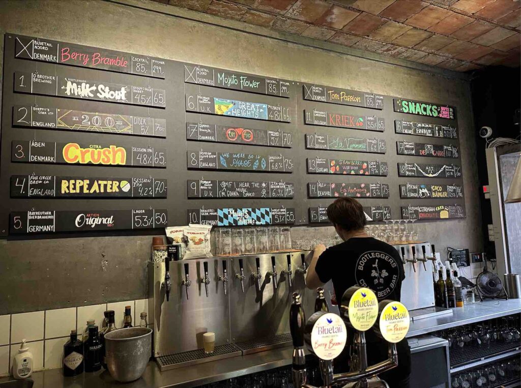 20 forskellige øl på fad Bootleggers vil give dig en ny øloplevelse