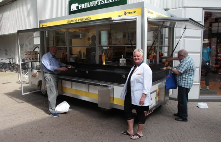 Hotdogs i Odense: Gågadens Pølsevogn