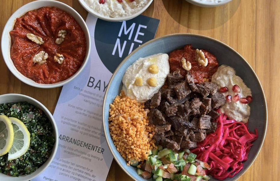 Spisesteder i Skibhuskvarteret: Baya